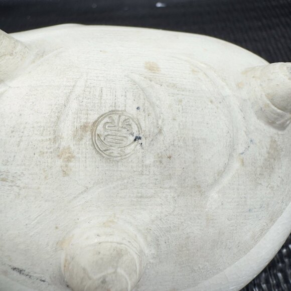 Vintage Japanese Ceramic Footed Crane 4inch Dish Plate Rare Set 3 Dishes Marked - Picture 5 of 16